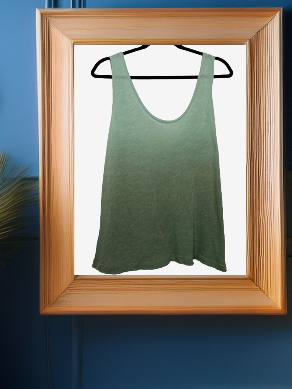 Project Social T Olive Green Ombre Tank Top